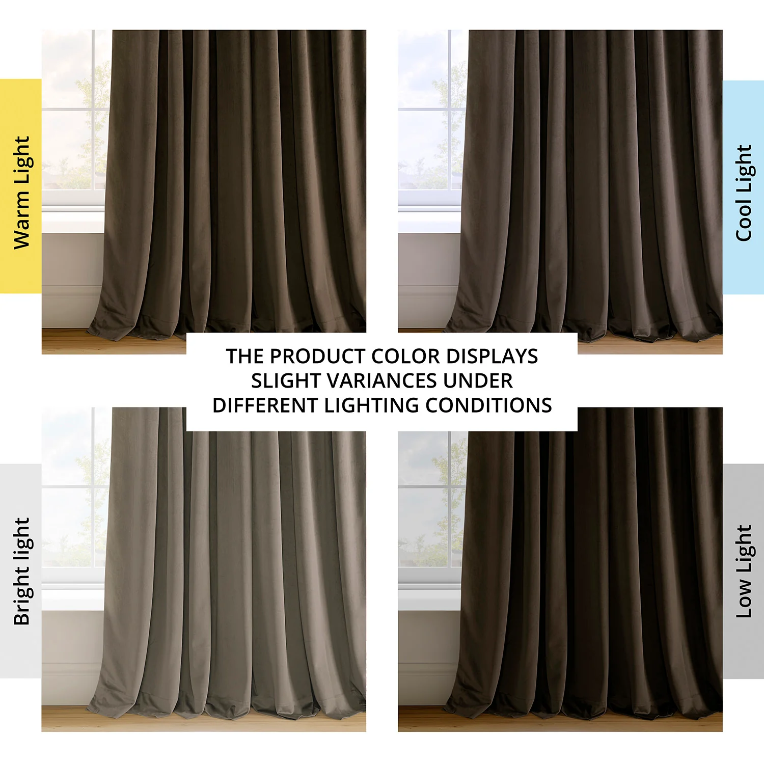Java Signature Extra Wide Velvet Blackout Curtain - Image 7