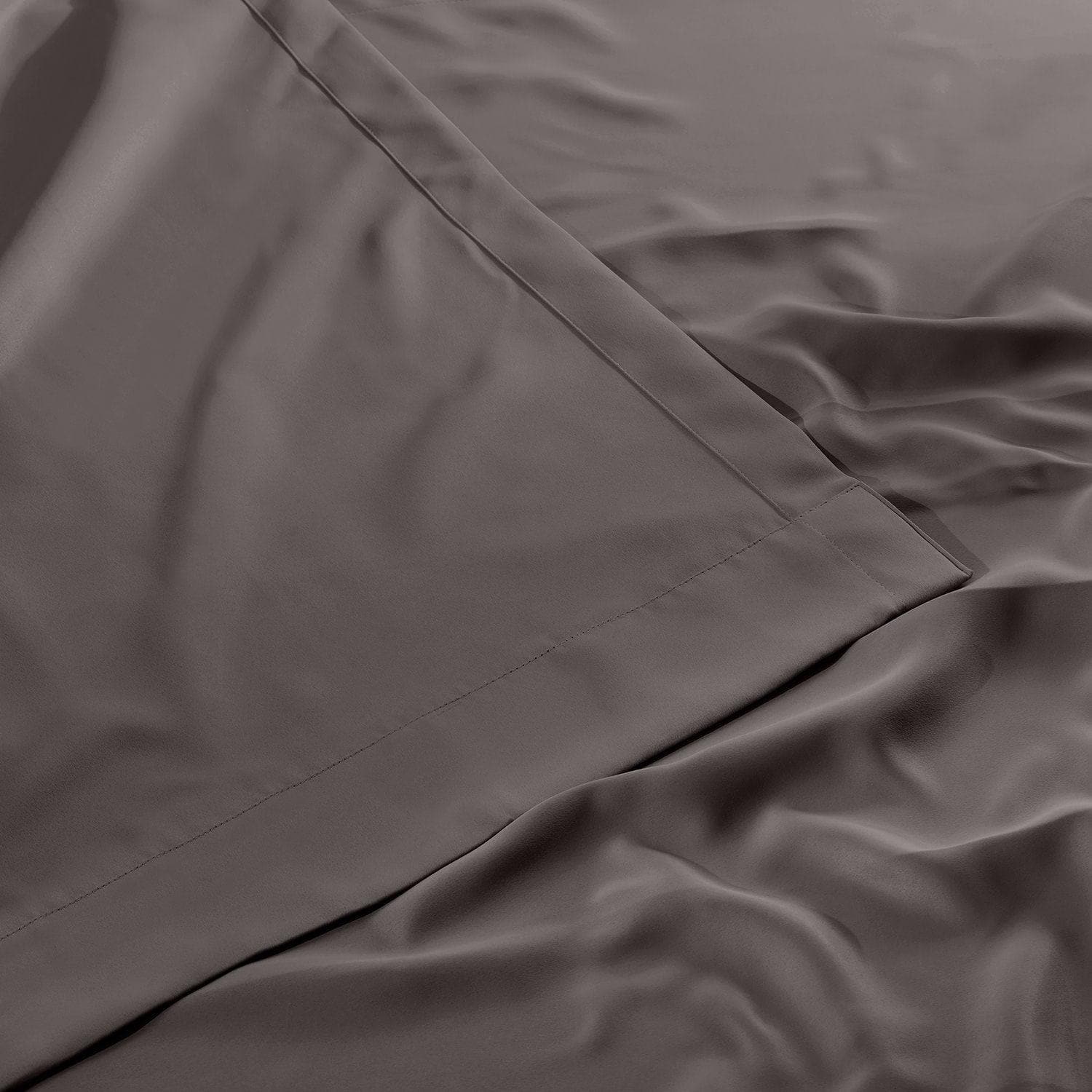 Neutral Grey Extra Wide Room Darkening Curtain - Image 4