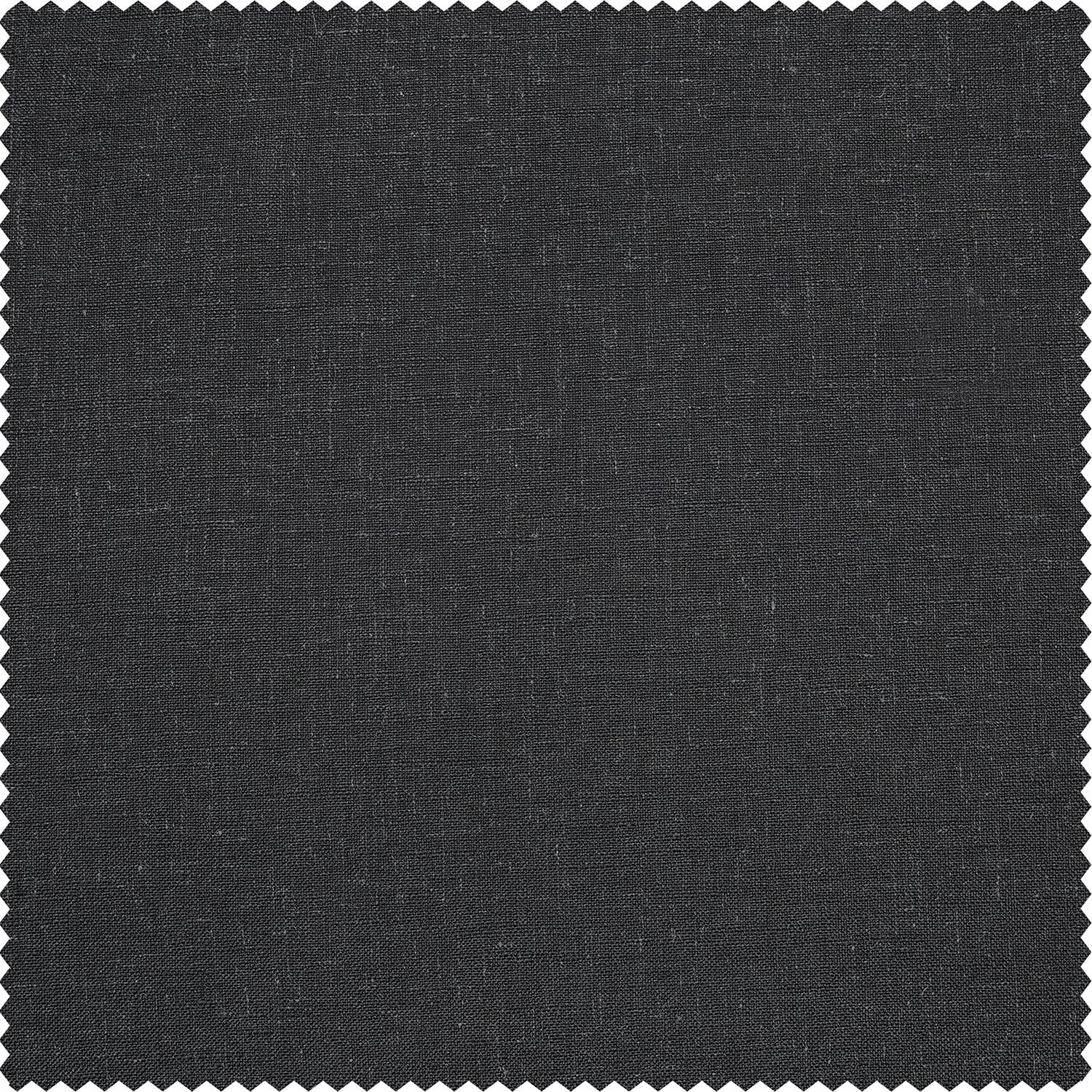 Slate Grey Heavy Faux Linen Roman Shade - Image 3